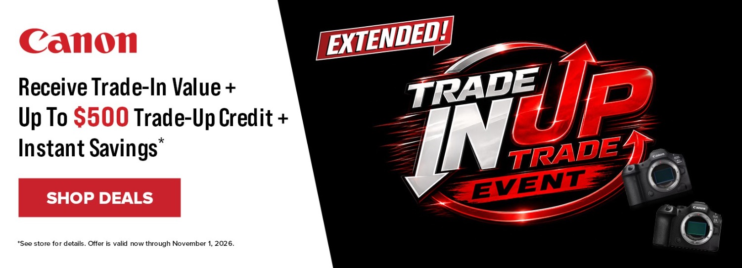 Canon Trade In Trade Up Event